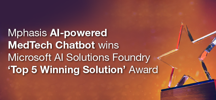 Mphasis Wins Microsot AI Solutions Foundary Top 5 winning Solution award
